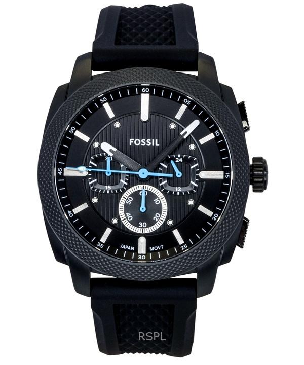 Fossil Machine Chronograph Silicone Strap Black Dial Quartz FS6099 Men s Watch чорний
Fossil Machine Chronograph Silicone Strap Black Dial Quartz FS6099 Men s Watch чорний
