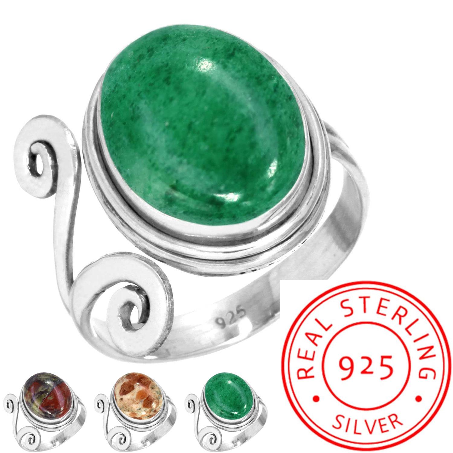 925 Sterling Silver Ring Women Gemstone Handmade Jewelry Halloween Gift Dragon Blood Jasper Garnet In Limestone Kiwi Quartz Victorian 12.5
925 Sterling Silver Ring Women Gemstone Handmade Jewelry Halloween Gift Dragon Blood Jasper Garnet In Limestone Kiwi Quartz Victorian 12.5