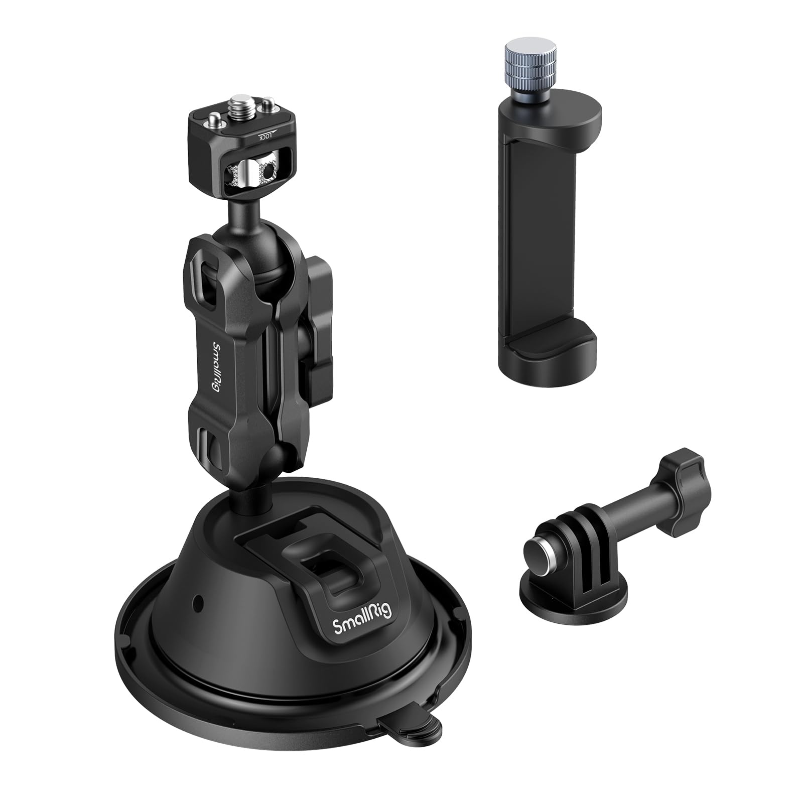 SmallRig Car Camera Suction Cup with Smartphone Handle Compatible with GoPro DJI Osmo Osmo Aluminum Alloy Car Mounting Parts for Wearable SmallRig
SmallRig Car Camera Suction Cup with Smartphone Handle Compatible with GoPro DJI Osmo Osmo Aluminum Alloy Car Mounting Parts for Wearable SmallRig