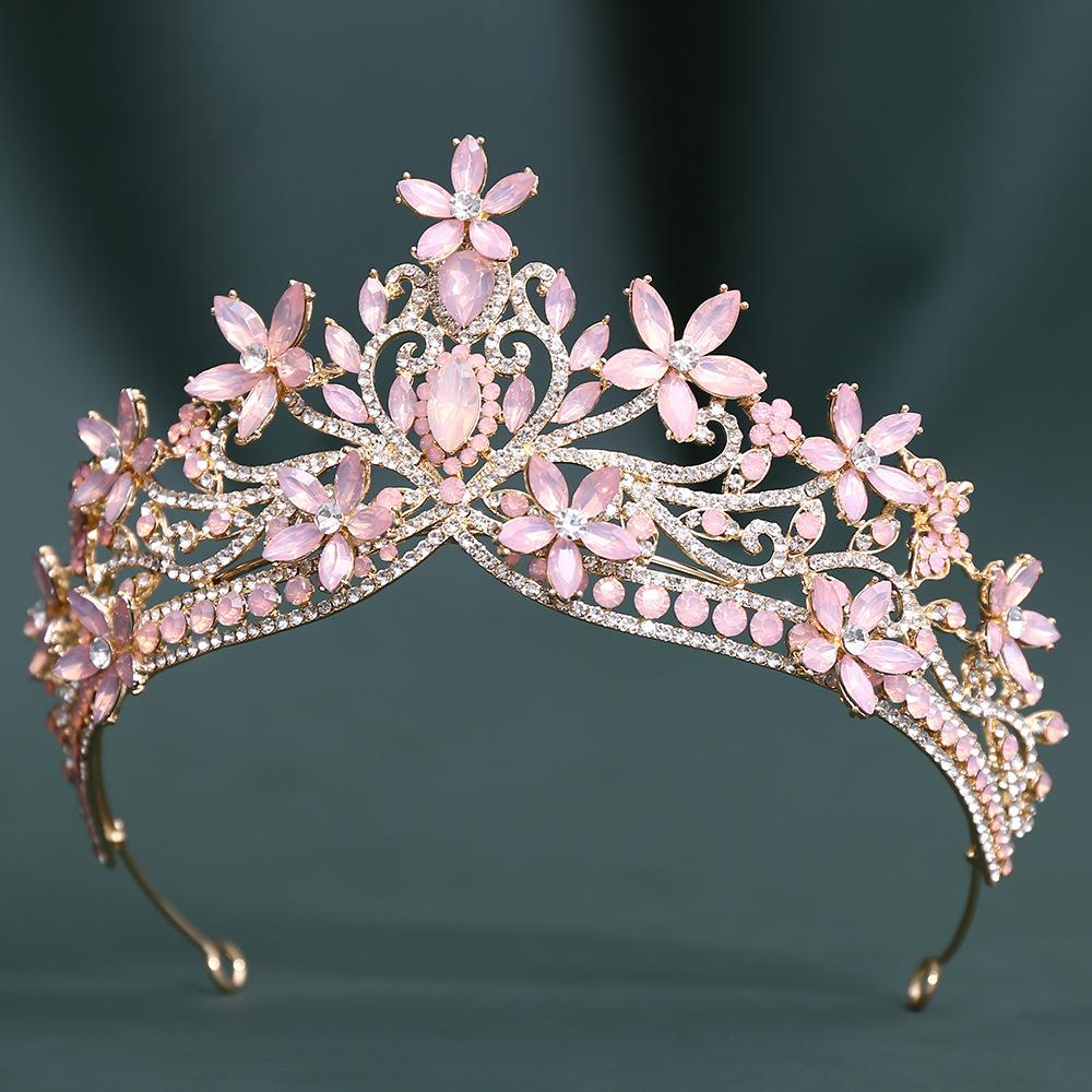 DIEZI 10 Colors Luxury Opal Rhinestone Crystal Flower Tiara For Women Wedding Party Elegant Bridal Bride Crown Hair Accessories
DIEZI 10 Colors Luxury Opal Rhinestone Crystal Flower Tiara For Women Wedding Party Elegant Bridal Bride Crown Hair Accessories