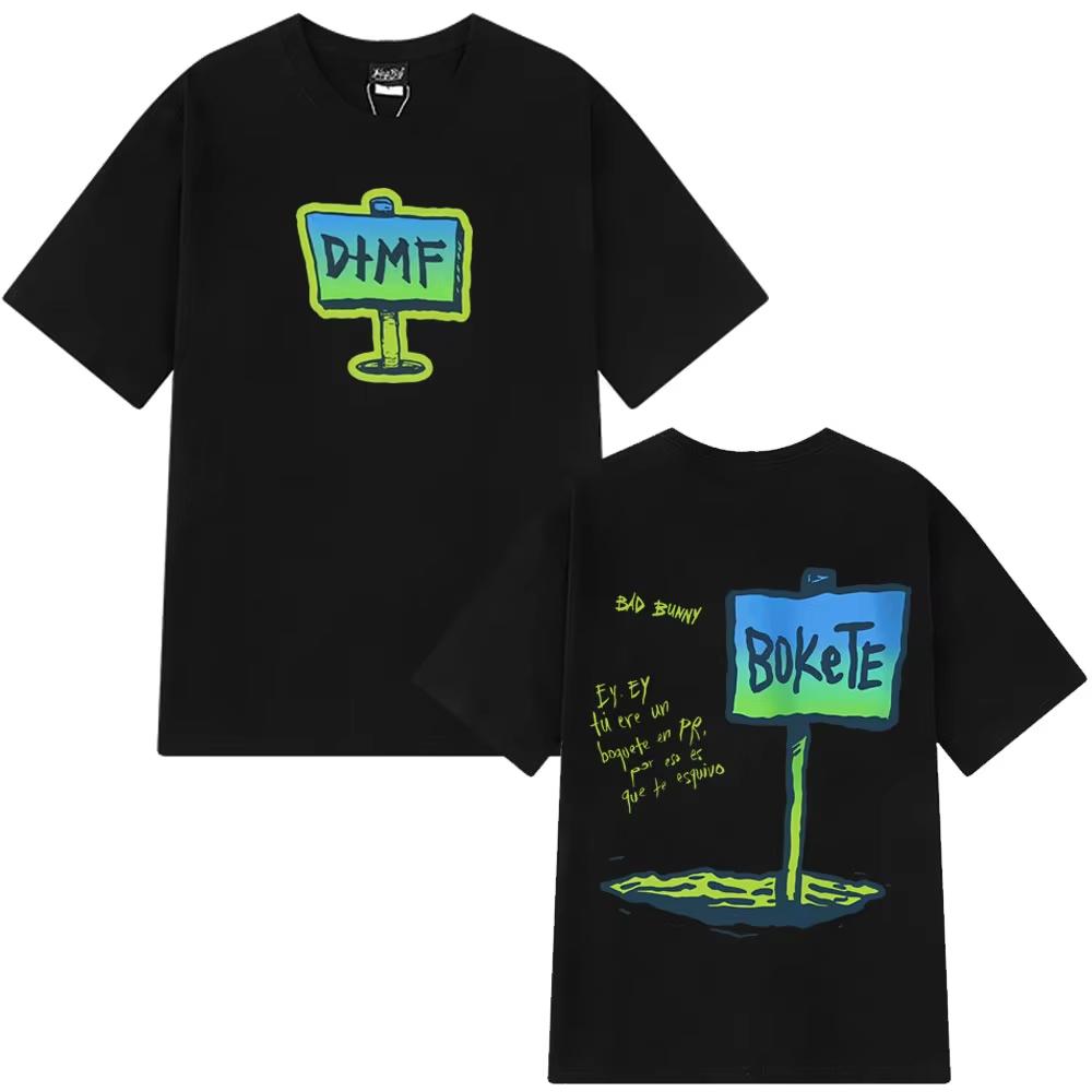 Singer Bad Bunny DTMF World Tour Merch T Shirt Mens Women Summer Fashion Tshirts Short Sleeved Hiphop Punk Tshirts Fan Gifts 3XL
Singer Bad Bunny DTMF World Tour Merch T Shirt Mens Women Summer Fashion Tshirts Short Sleeved Hiphop Punk Tshirts Fan Gifts 3XL