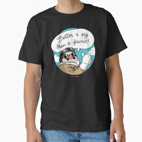 Men Casual Shirts Short Sleeves Better A Pig Than A Fascist Black Tees Oversized T-shirts S белый
Men Casual Shirts Short Sleeves Better A Pig Than A Fascist Black Tees Oversized T-shirts S белый
