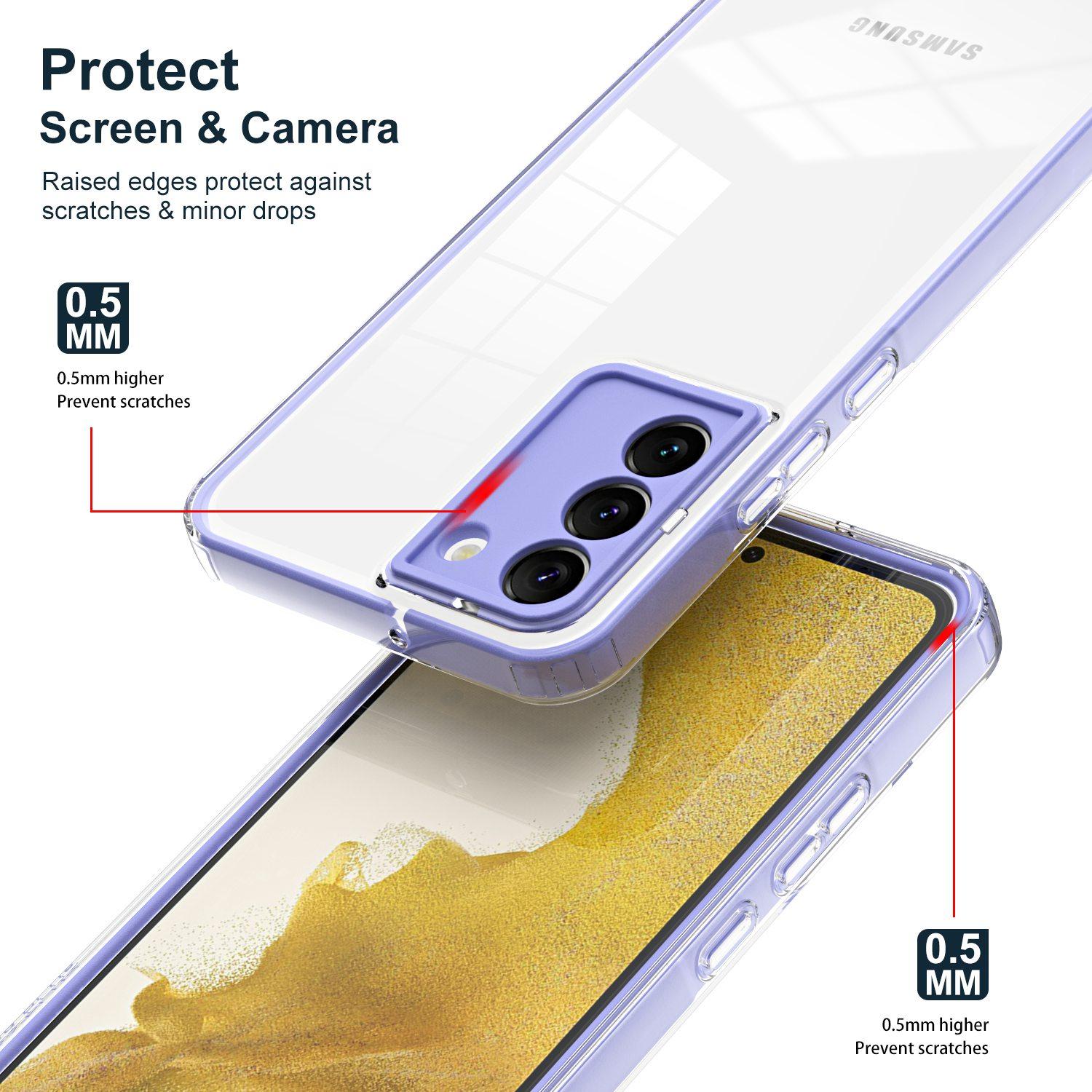 For Samsung Galaxy S22 5G Ultra-thin Non-slip TPU Phone Case with Colorful Frame Anti-scratch Mobile Phone Protective Shell Purple
For Samsung Galaxy S22 5G Ultra-thin Non-slip TPU Phone Case with Colorful Frame Anti-scratch Mobile Phone Protective Shell Purple