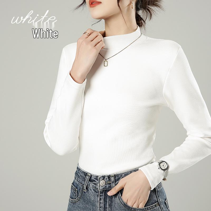 Women s Winter Slim Fit Velvet High Collar Long Sleeve Top XXL белый
Women s Winter Slim Fit Velvet High Collar Long Sleeve Top XXL белый