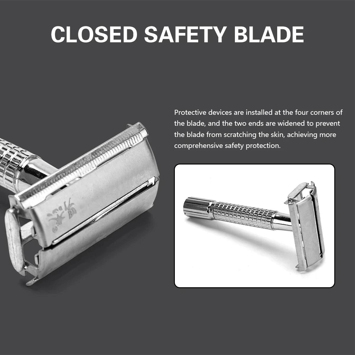 Double Edge Safety Razor for Unisex Safety Razor with a Delicate Box Holder With Blade Professional Barber Styling Accessories
Double Edge Safety Razor for Unisex Safety Razor with a Delicate Box Holder With Blade Professional Barber Styling Accessories