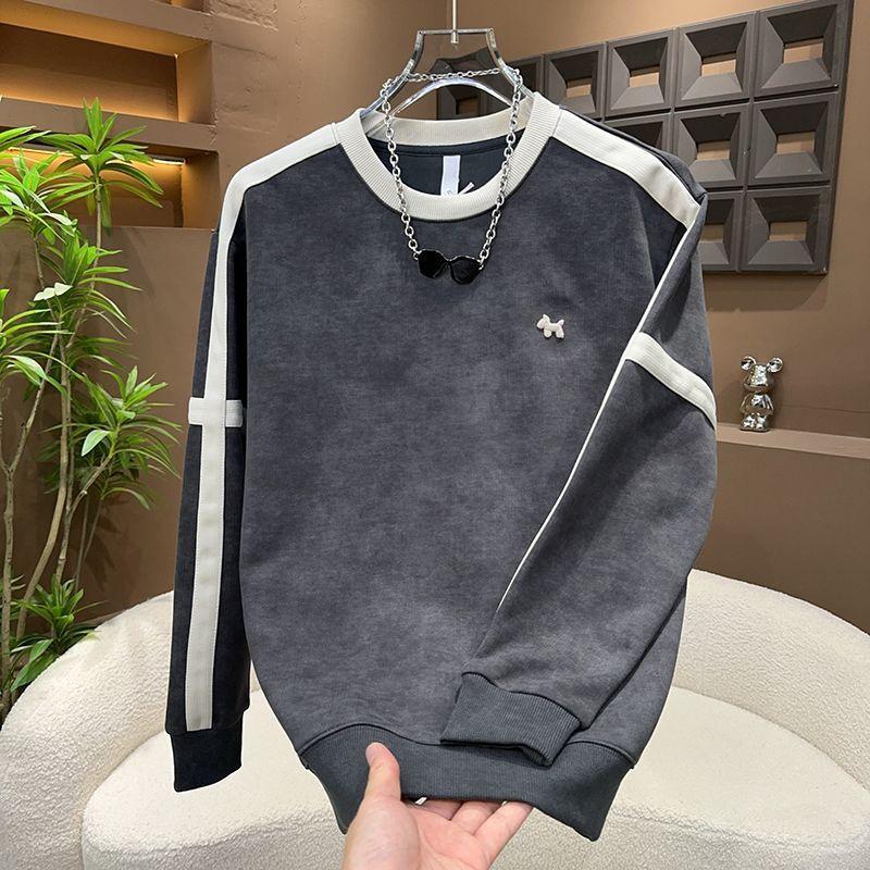 Korean Casual Patchwork Embroidered Slim Fit Sweatshirt - Versatile Long Sleeve Color Block Top XL темно-сірий
Korean Casual Patchwork Embroidered Slim Fit Sweatshirt - Versatile Long Sleeve Color Block Top XL темно-сірий