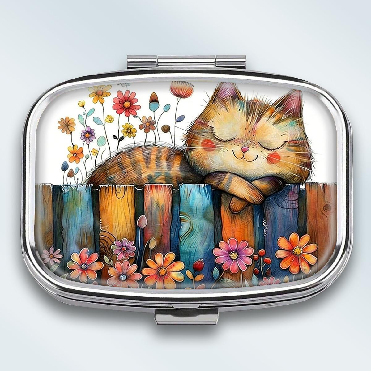 Portable Pill Box with 2 Compartments, Mini Metal Medicine Organizer Case, Cute Printed Pill Container for Vitamins, Pills, Jewelry, Travel, Daily Use різнокольоровий
Portable Pill Box with 2 Compartments, Mini Metal Medicine Organizer Case, Cute Printed Pill Container for Vitamins, Pills, Jewelry, Travel, Daily Use різнокольоровий