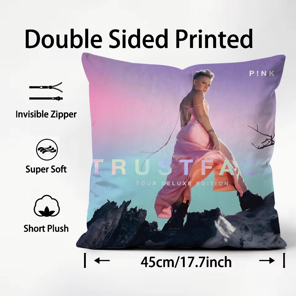 PPink TTrustfall Singer Cushion Cover Plush Fabric Soft DoubleSided Printed Sofa Warm Winter Home Child Gift Pillow Case 30x30cm
PPink TTrustfall Singer Cushion Cover Plush Fabric Soft DoubleSided Printed Sofa Warm Winter Home Child Gift Pillow Case 30x30cm