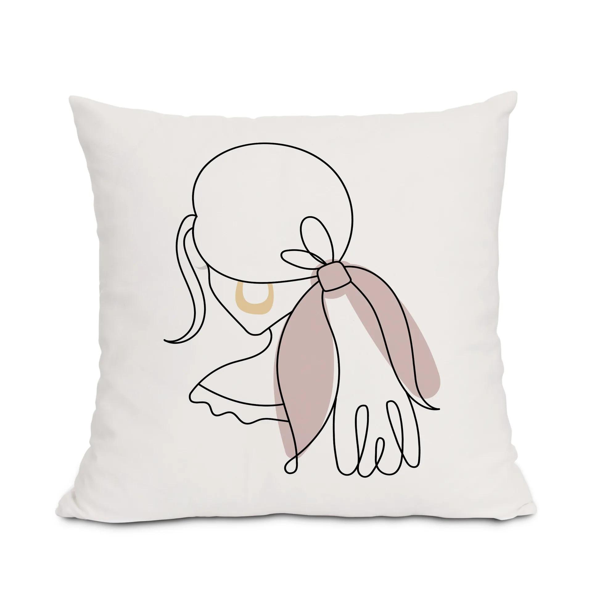 Наволочка с рисунком линии характера для украшения общежития, офиса, гостиной, дома 40x40cm
Наволочка с рисунком линии характера для украшения общежития, офиса, гостиной, дома 40x40cm