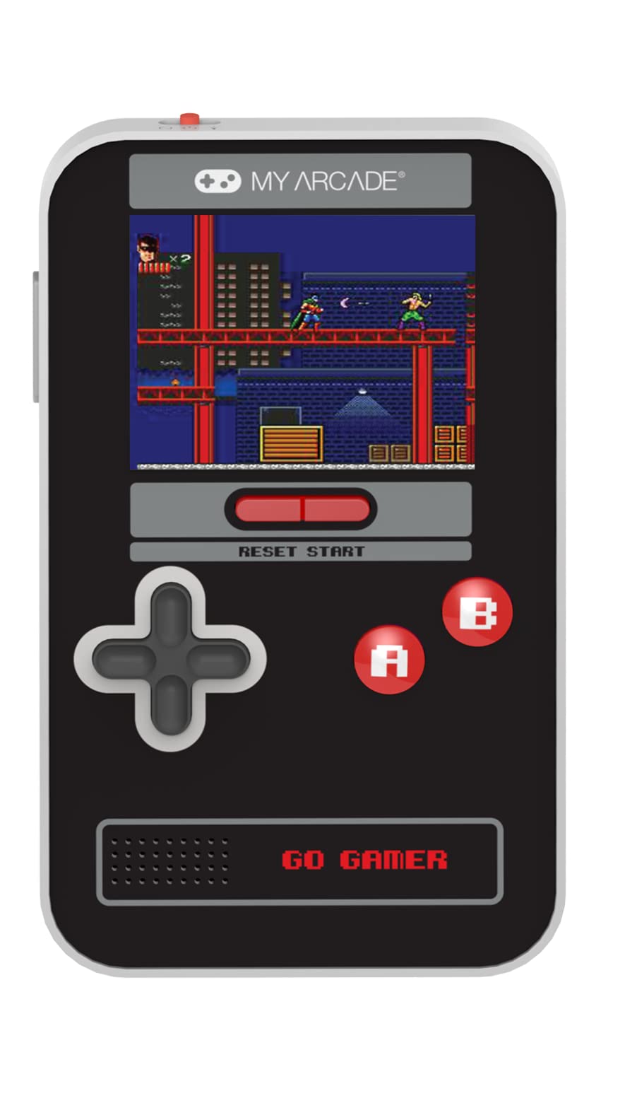 My Arcade Go Gamer Портативна електронна ігрова консоль з 300 повнокольоровими іграми для всієї родини Класичні-ЧЕРВОНІ ігри, 2,5 екран-Весело (DGUN-3909)
My Arcade Go Gamer Портативна електронна ігрова консоль з 300 повнокольоровими іграми для всієї родини Класичні-ЧЕРВОНІ ігри, 2,5 екран-Весело (DGUN-3909)
