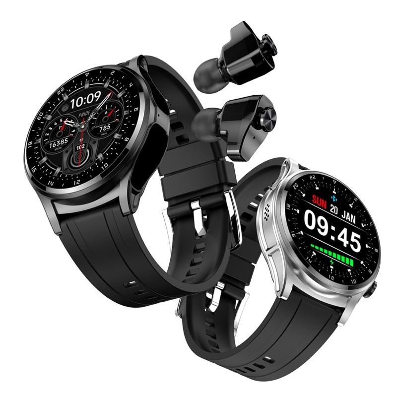 Rainbuvvy GT66 Smart Bracelet 1.39inch IPS HD Touchscreen 360x360 NFC Bluetooth 5.2 Android Smartwatch TWS Sports Watch Multi-language чорний
Rainbuvvy GT66 Smart Bracelet 1.39inch IPS HD Touchscreen 360x360 NFC Bluetooth 5.2 Android Smartwatch TWS Sports Watch Multi-language чорний