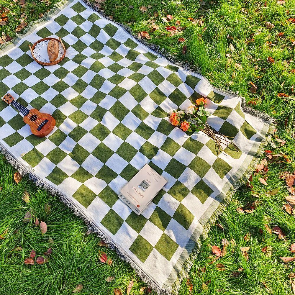 With Tassel Chessboard Camping Tablecloth Thickened Lawn Floor Mat Ins Camping Picnic Mat Beach S-Style 4
With Tassel Chessboard Camping Tablecloth Thickened Lawn Floor Mat Ins Camping Picnic Mat Beach S-Style 4