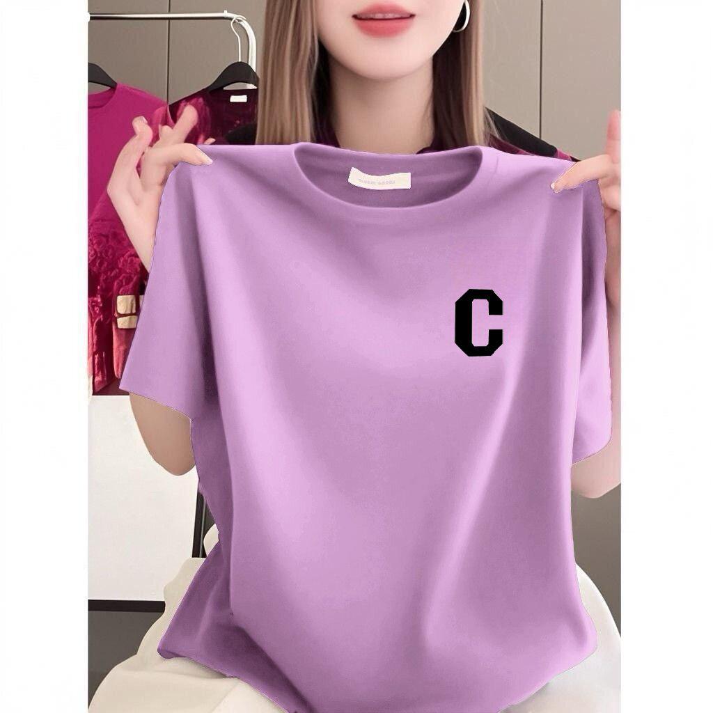 Women s Popular Loose Short-Sleeve Plus Size T-Shirt, Round Neck, Letter Print, Slimming, Stylish, Elegant Design. M
Women s Popular Loose Short-Sleeve Plus Size T-Shirt, Round Neck, Letter Print, Slimming, Stylish, Elegant Design. M