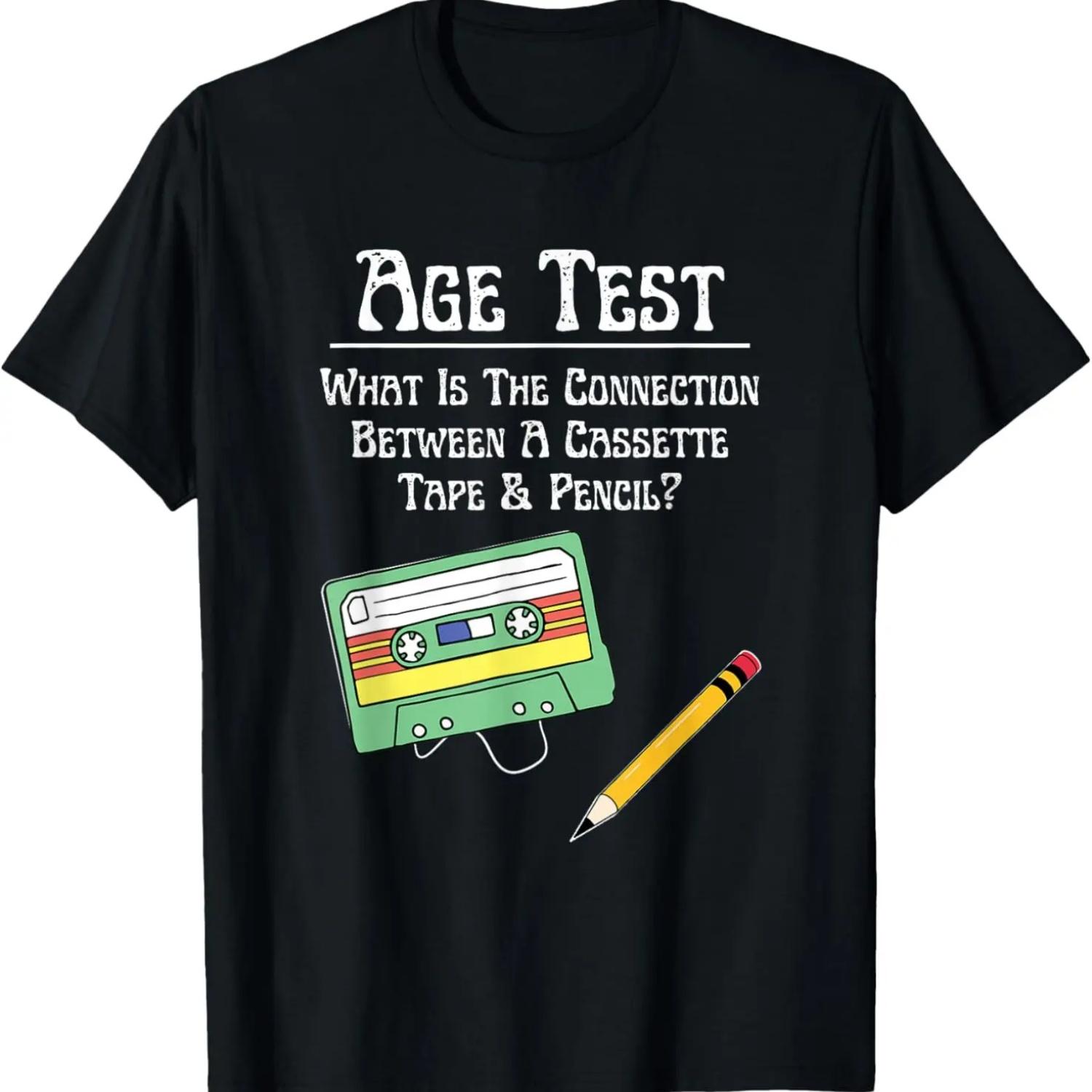 70 s 80 s Vintage Cassette Tape & Pencil Funny Age Test T-Shirt XXXXXL чёрный
70 s 80 s Vintage Cassette Tape & Pencil Funny Age Test T-Shirt XXXXXL чёрный