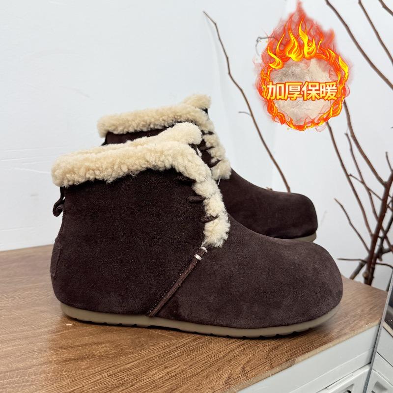 Ретро кожаный бархатный теплый зимний женский новый круглый носок уродливый милый на шнуровке нескользящий на толстой подошве хлопковые ботинки 39
Ретро кожаный бархатный теплый зимний женский новый круглый носок уродливый милый на шнуровке нескользящий на толстой подошве хлопковые ботинки 39