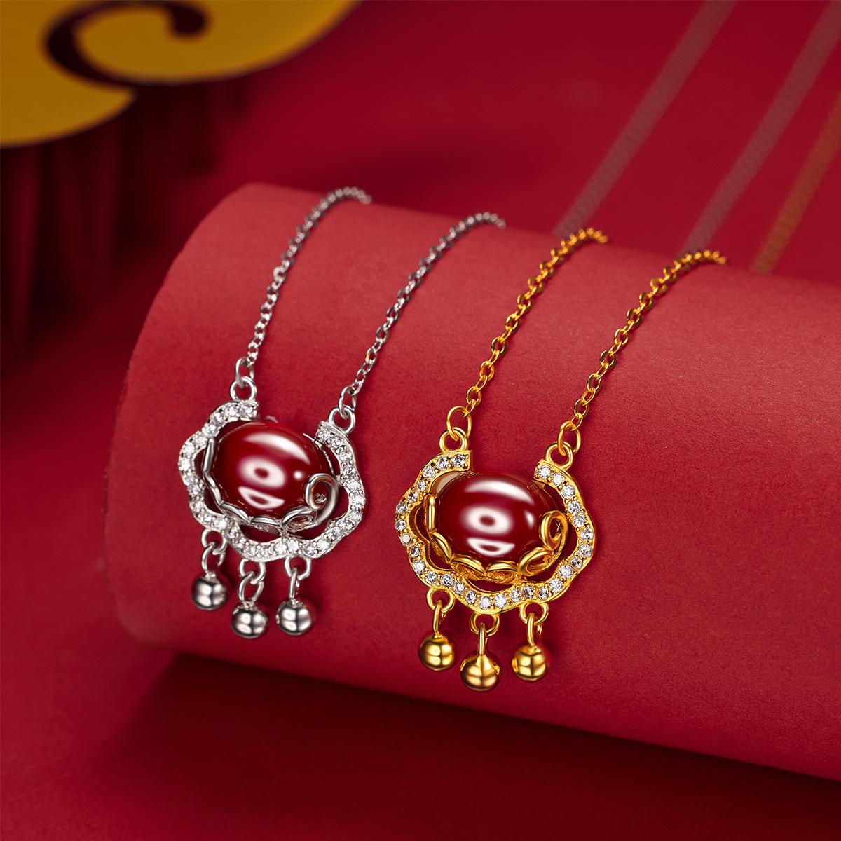 S925 Sterling Silver Xiangyun Ruyi Safety Lock Necklace Women s Dynasty Vintage Agate Long Life Lock Pendant 925 Silver
S925 Sterling Silver Xiangyun Ruyi Safety Lock Necklace Women s Dynasty Vintage Agate Long Life Lock Pendant 925 Silver