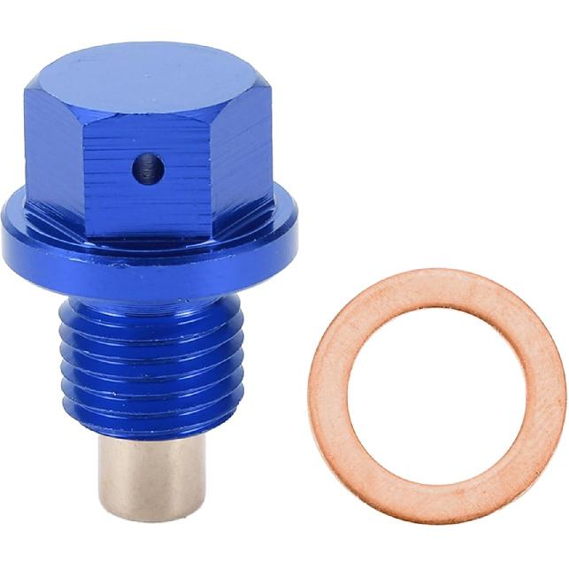 Motoforti Universal Oil Pan Screw Oil Drain Plug Sump Drain Nut Bolt, M14x1.25, Aluminium Alloy, Blue, 1 Set M12x1.25
Motoforti Universal Oil Pan Screw Oil Drain Plug Sump Drain Nut Bolt, M14x1.25, Aluminium Alloy, Blue, 1 Set M12x1.25