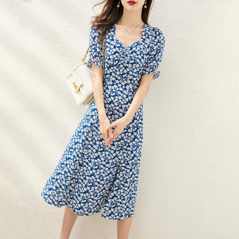 Srcr Women s Floral Print V-Neck Chiffon Midi Dress M
Srcr Women s Floral Print V-Neck Chiffon Midi Dress M