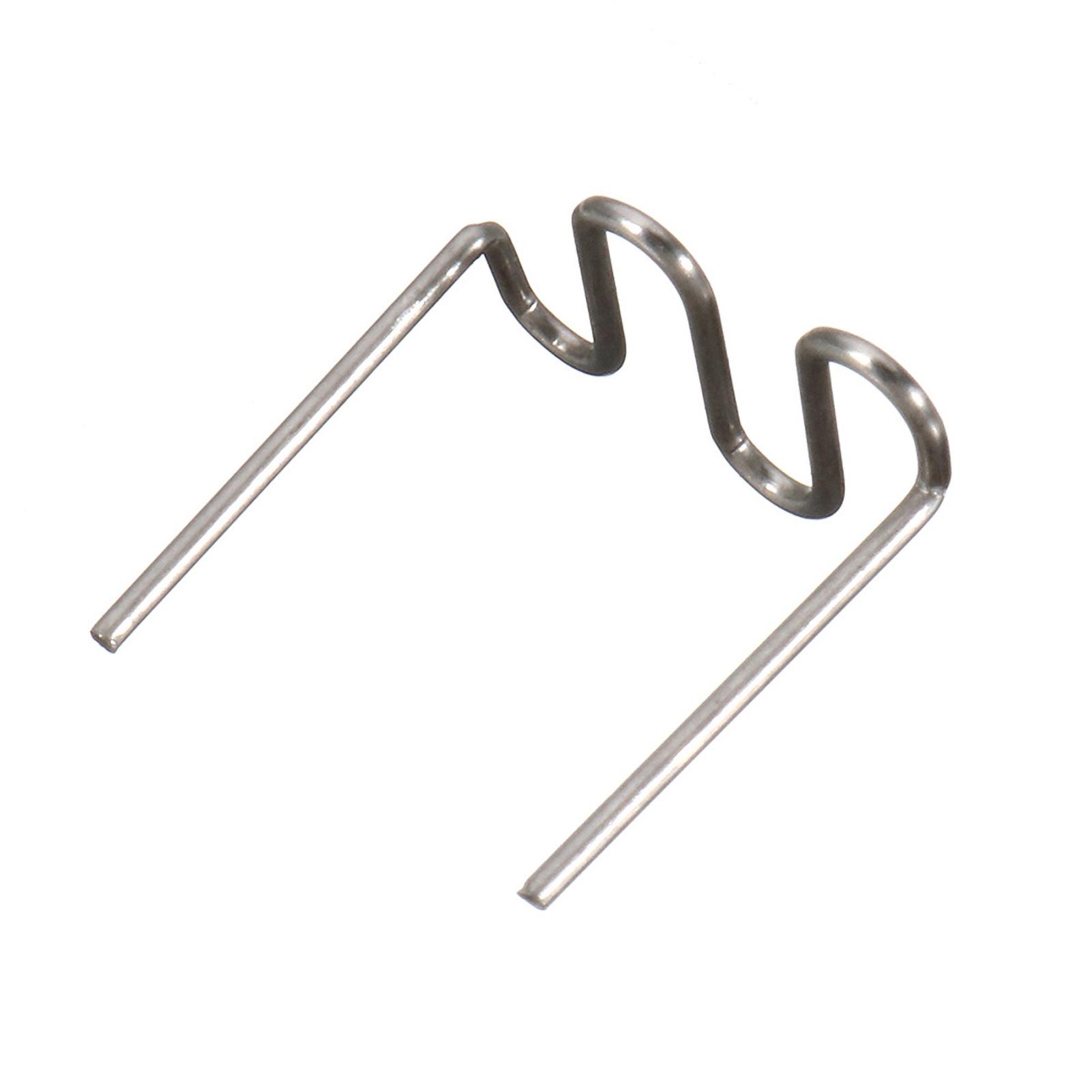 Универсальный набор 100 шт. Предварительно нарезанные 0,6 мм 0,8 мм Горячие плоские скобы для пластикового степлера Инструмент для ремонта сварщика
Универсальный набор 100 шт. Предварительно нарезанные 0,6 мм 0,8 мм Горячие плоские скобы для пластикового степлера Инструмент для ремонта сварщика