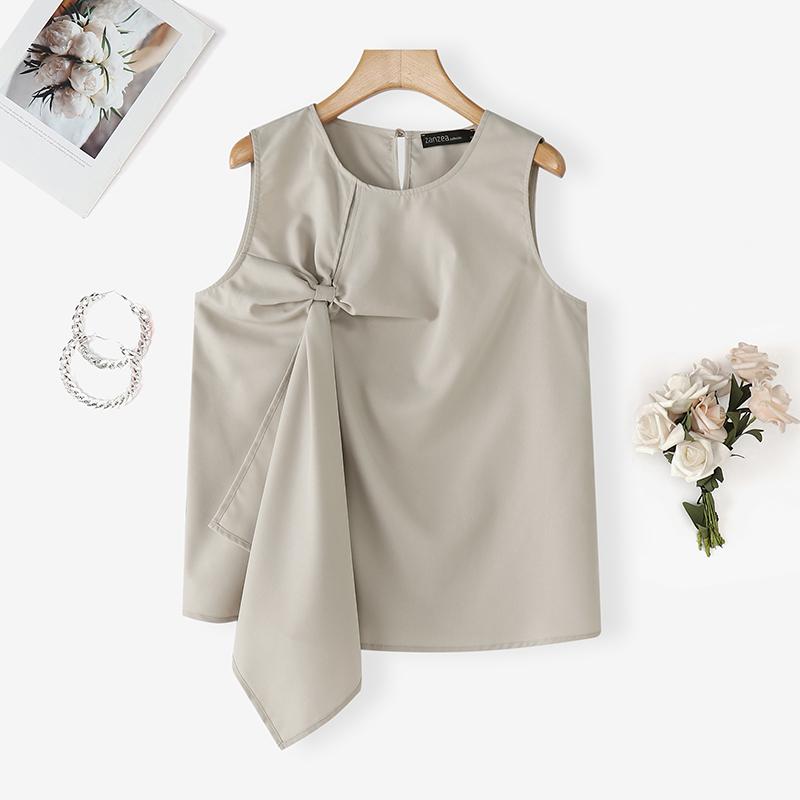 ZANZEA Женские повседневные свободные летние майки без рукавов с круглым вырезом 4XL
ZANZEA Женские повседневные свободные летние майки без рукавов с круглым вырезом 4XL