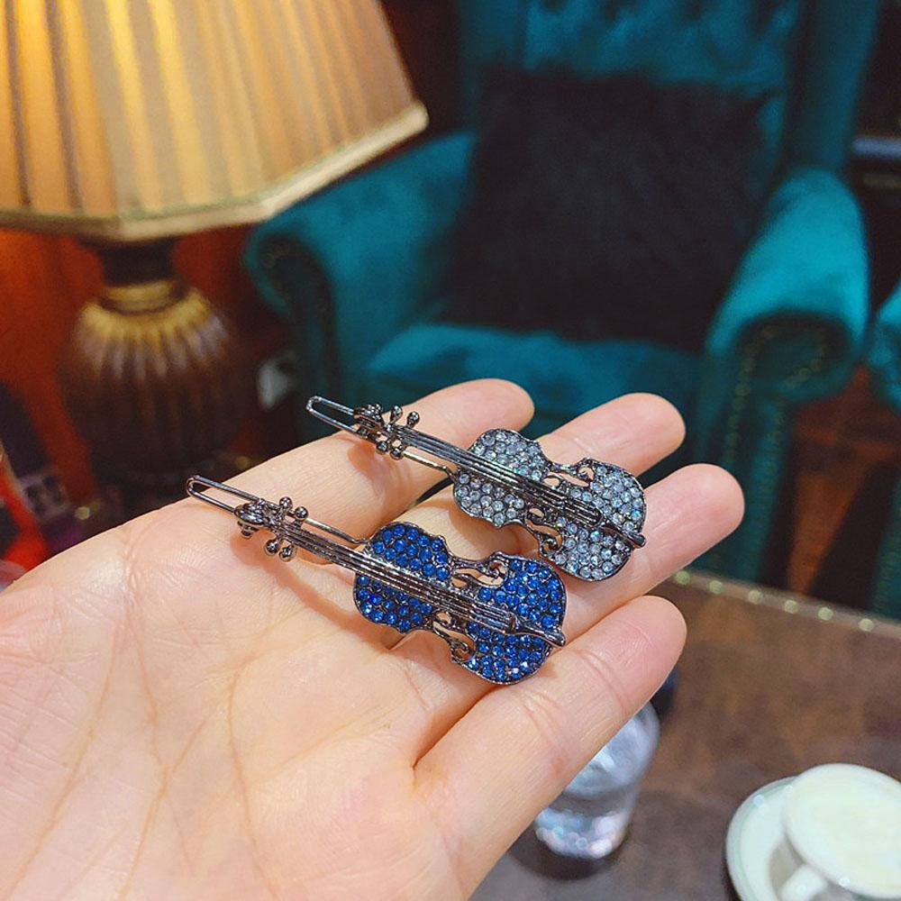 Women Delicate Sweet Headwear Girls Cute Hair Accessories Barrette Violin Hair Clip Hairpin срібний
Women Delicate Sweet Headwear Girls Cute Hair Accessories Barrette Violin Hair Clip Hairpin срібний
