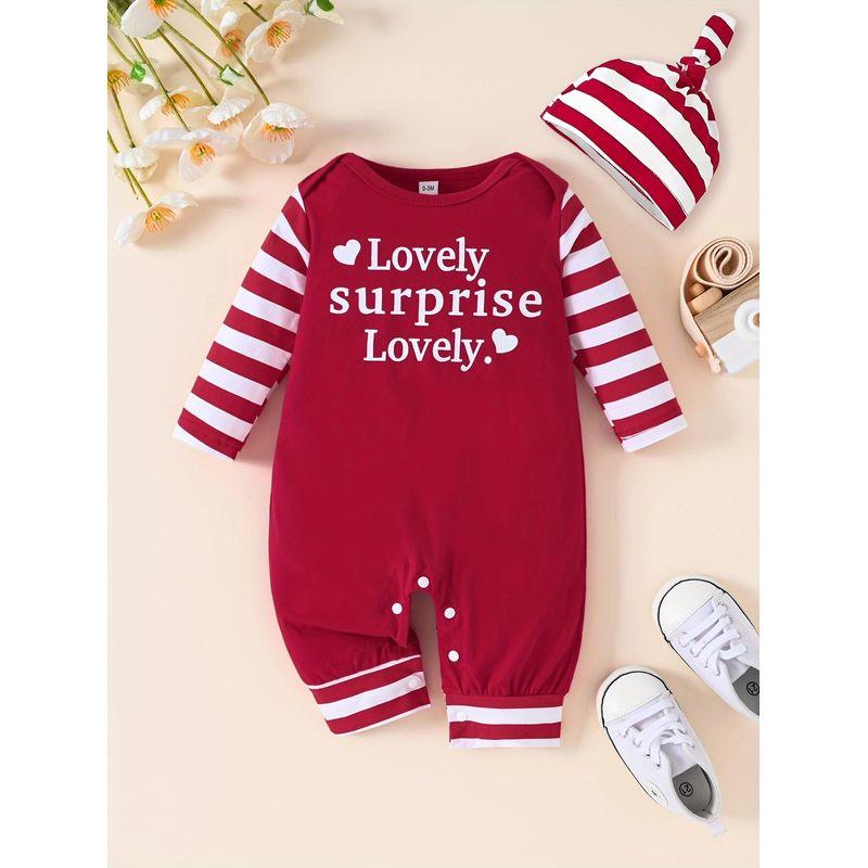 Export Ins Newborn Infant Baby Boy Valentine s Day Letter Print Stripes Long Sleeves One-Piece Romper Fashion XL 542 C 3-6m Months
Export Ins Newborn Infant Baby Boy Valentine s Day Letter Print Stripes Long Sleeves One-Piece Romper Fashion XL 542 C 3-6m Months