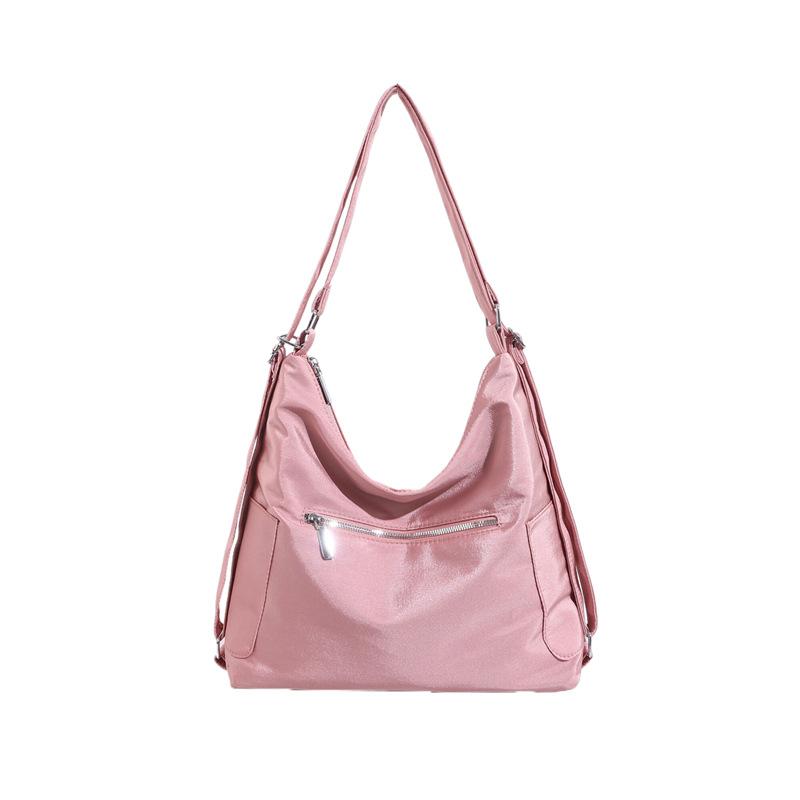 Женская большая сумка через плечо Студенческий рюкзак розовый
Женская большая сумка через плечо Студенческий рюкзак розовый