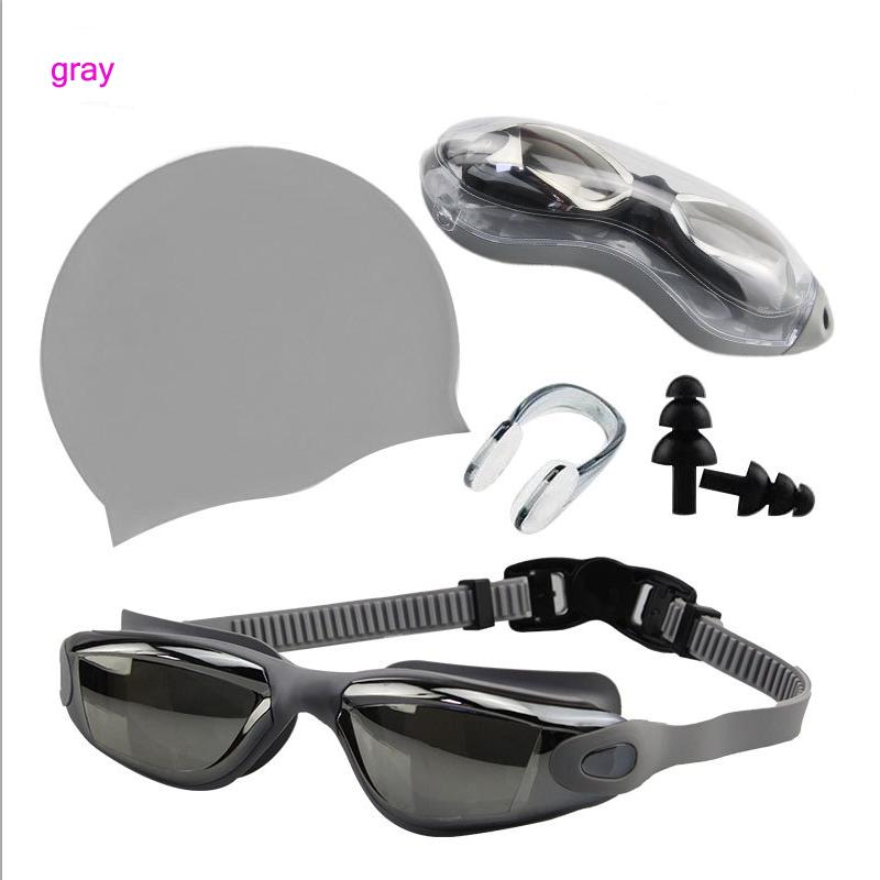Swimming Goggles & Cap Set Waterproof Anti-Fog Electroplating Swim Glasses Unisex
Swimming Goggles & Cap Set Waterproof Anti-Fog Electroplating Swim Glasses Unisex
