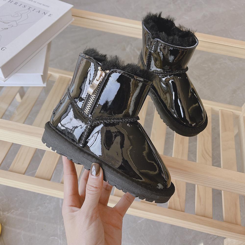 Корейська версія 2024 р. Дитячі зимові черевики на блискавці з овчини хутром інтегроване тепле дитяче бавовняне взуття нековзне водонепроникне студентське та студентське взуття 35
Корейська версія 2024 р. Дитячі зимові черевики на блискавці з овчини хутром інтегроване тепле дитяче бавовняне взуття нековзне водонепроникне студентське та студентське взуття 35