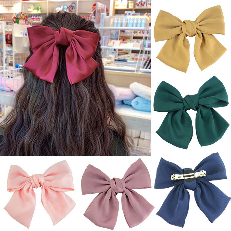 Big Hair Bow Ties Hair Clips Satin Two Layer Butterfly Bow For Women Bowknot Hairpins Trendy Girls Hair Accessories Barrettes
Big Hair Bow Ties Hair Clips Satin Two Layer Butterfly Bow For Women Bowknot Hairpins Trendy Girls Hair Accessories Barrettes