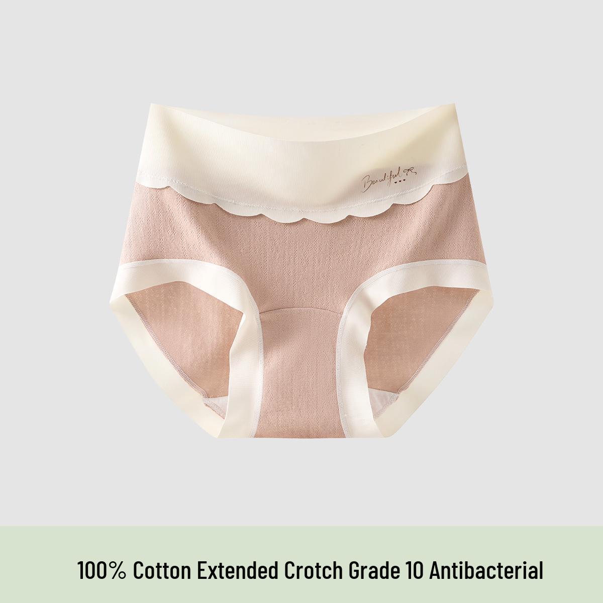 Women s Pure Cotton High-Waisted Seamless Antibacterial Triangle Briefs with All-Cotton Gusset, Plus Size & Breathable 5XL 125-150 kg
Women s Pure Cotton High-Waisted Seamless Antibacterial Triangle Briefs with All-Cotton Gusset, Plus Size & Breathable 5XL 125-150 kg