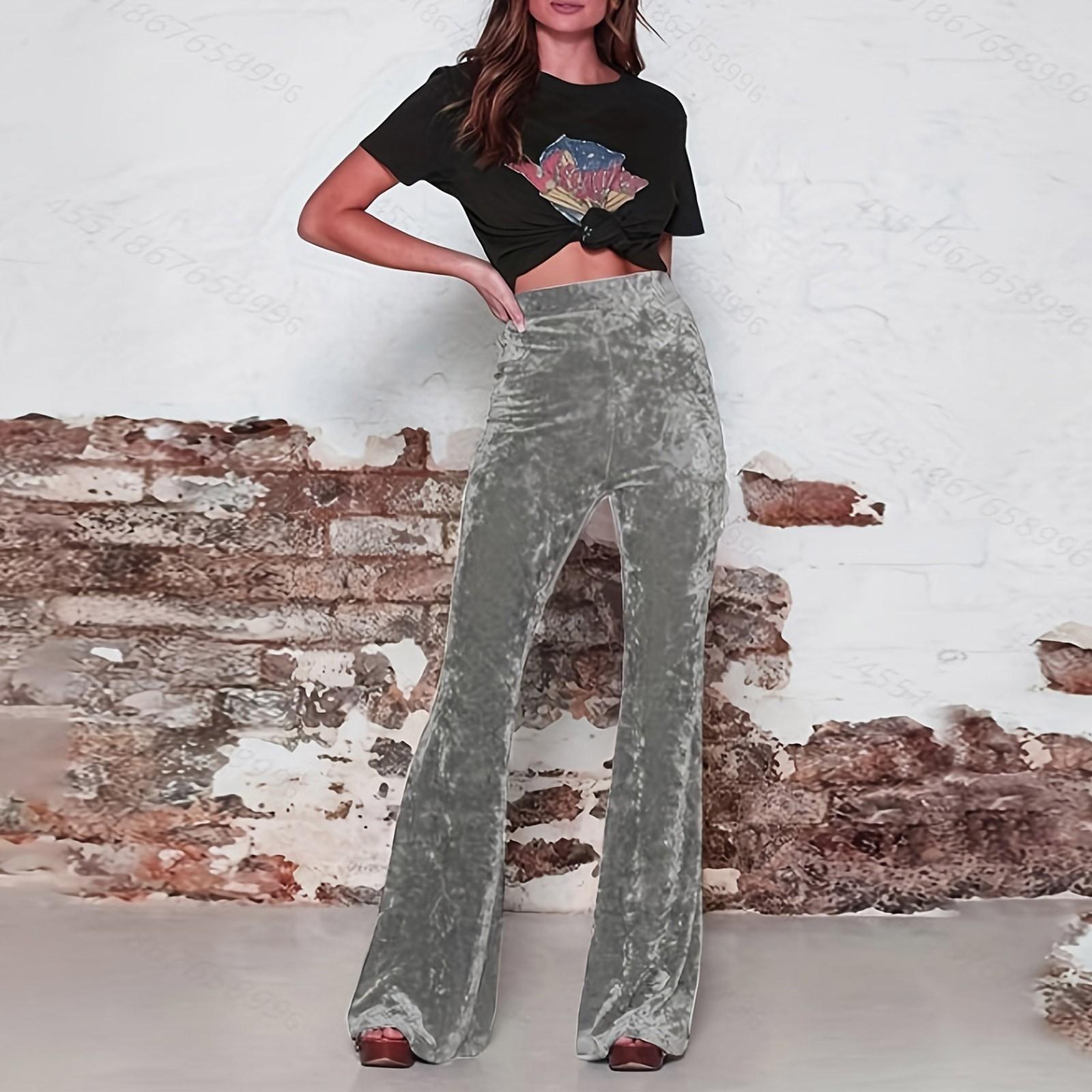 Весенне-осенние женские брюки, новые брюки Micro La, женские бархатные повседневные широкие брюки с высокой талией золотого цвета S
Весенне-осенние женские брюки, новые брюки Micro La, женские бархатные повседневные широкие брюки с высокой талией золотого цвета S