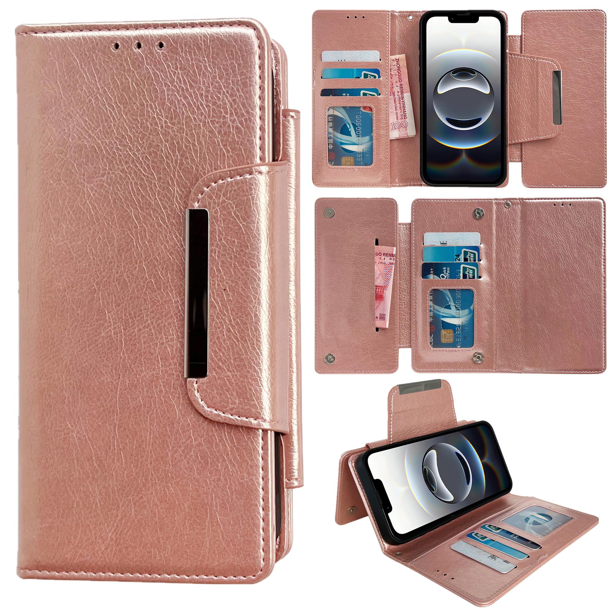 For iPhone 16e Case Detachable 2-in-1 Magnetic Closure PU Leather Wallet Phone Case Rose Gold
For iPhone 16e Case Detachable 2-in-1 Magnetic Closure PU Leather Wallet Phone Case Rose Gold
