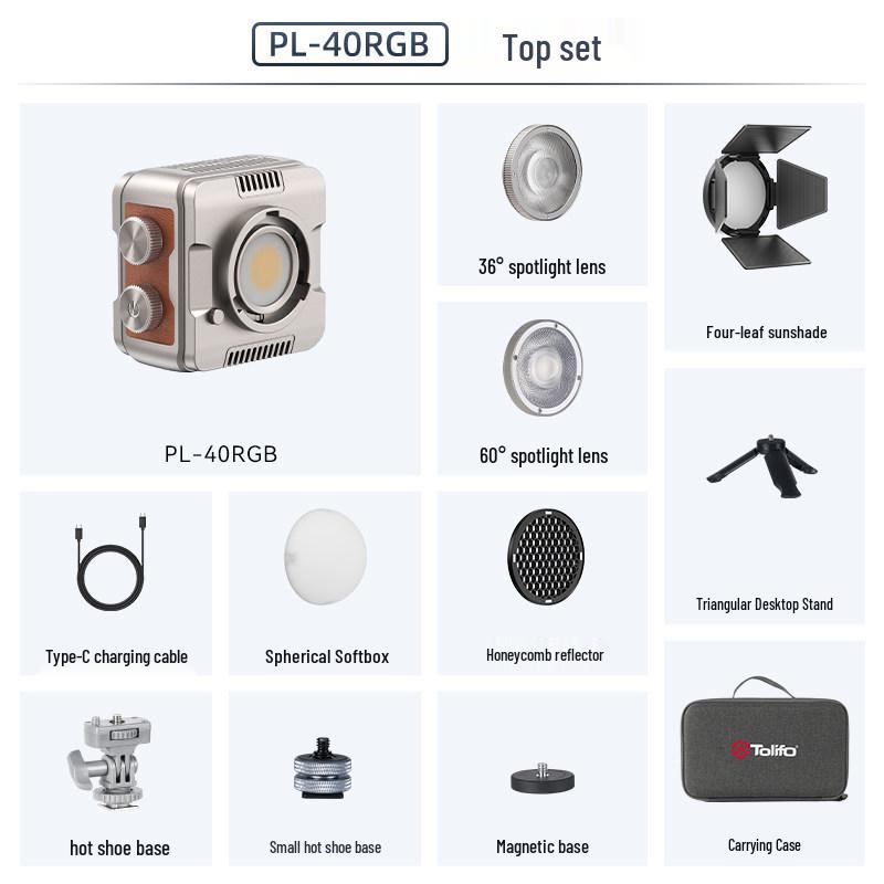Tufang 40W RGB Portable Outdoor Photography Fill Light
Tufang 40W RGB Portable Outdoor Photography Fill Light