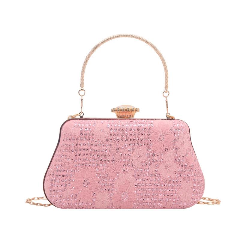 Luxury Polyester Fiber Evening Bags Rhinestone Chain Banquet Bag Clutch Handbag Women
Luxury Polyester Fiber Evening Bags Rhinestone Chain Banquet Bag Clutch Handbag Women