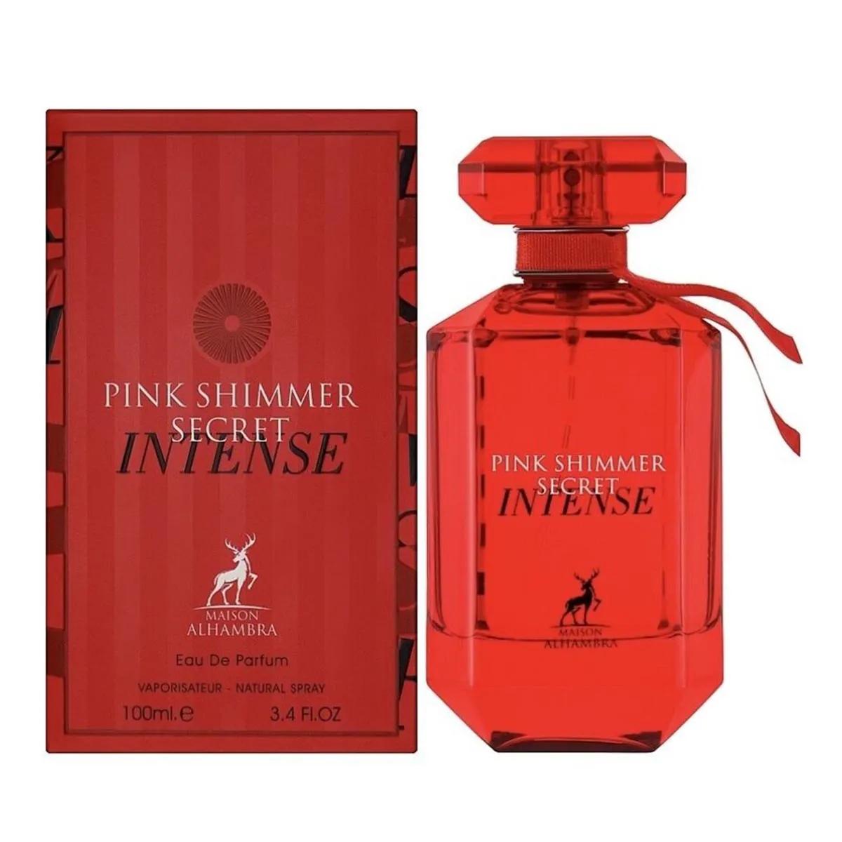 Maison Alhambra Pink Shimmer Secret Intense Eau De Parfum 100ml Spray
Maison Alhambra Pink Shimmer Secret Intense Eau De Parfum 100ml Spray