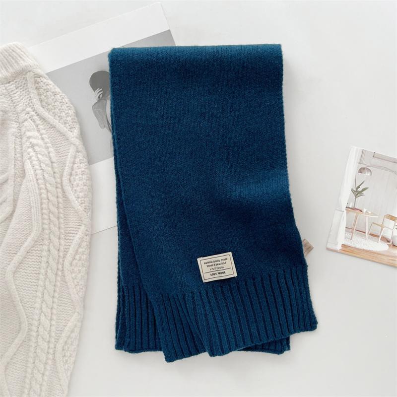 100% Wool Women Knitted Winter Scarf Solid Color Korea Styles Scarves Shawls Wrap Neckerchief Echarpe Bufanda Fashion Luxury 23x160cm
100% Wool Women Knitted Winter Scarf Solid Color Korea Styles Scarves Shawls Wrap Neckerchief Echarpe Bufanda Fashion Luxury 23x160cm