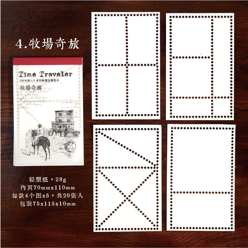 20pcs Vintage Perforated Memo Papers, Stamp-Edged Journal Decorations, Retro Scrapbooking Supplies
20pcs Vintage Perforated Memo Papers, Stamp-Edged Journal Decorations, Retro Scrapbooking Supplies