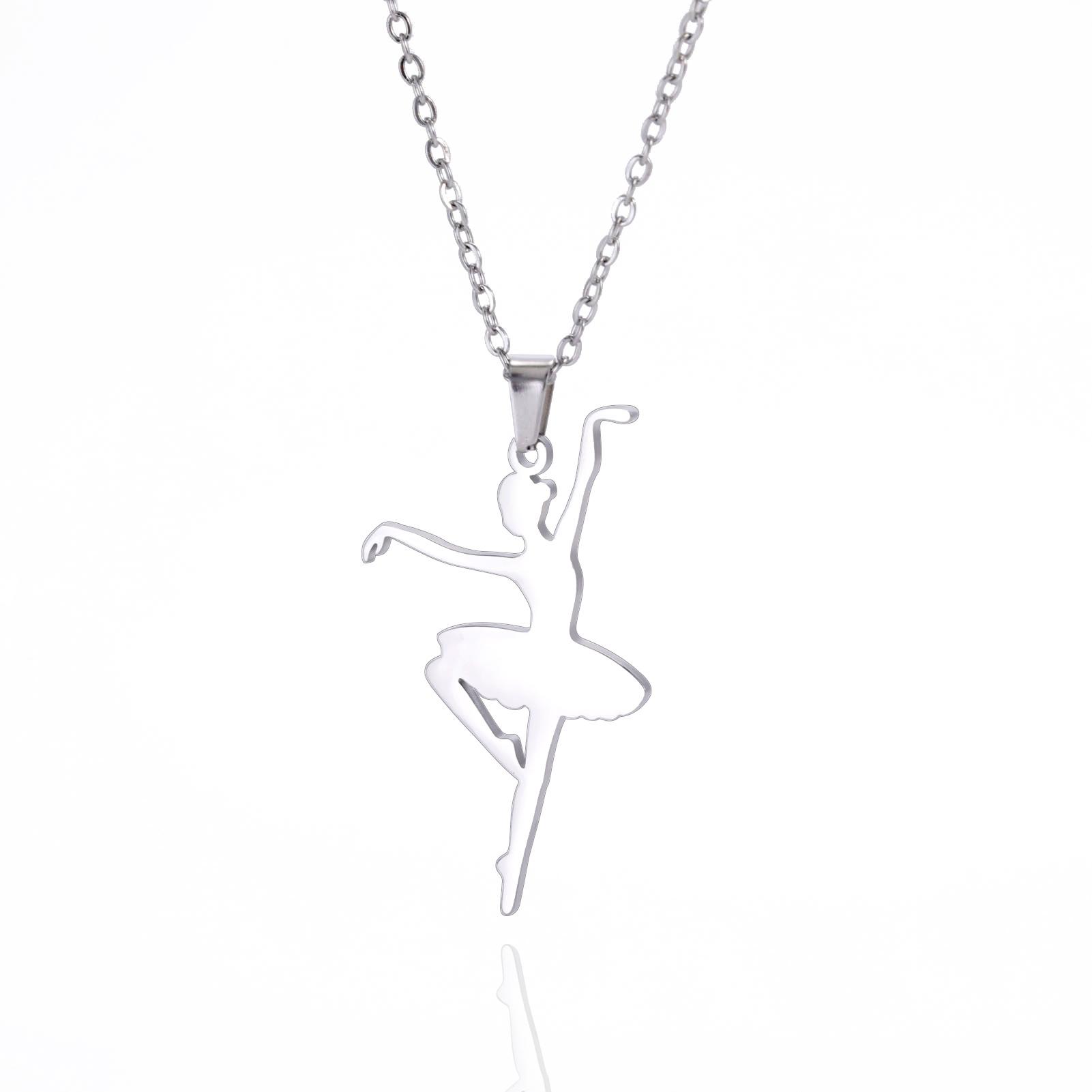 Elegant Ballet Dancer Pendant Necklace Single Foot Pose Design Romantic Unique Women Jewelry
Elegant Ballet Dancer Pendant Necklace Single Foot Pose Design Romantic Unique Women Jewelry
