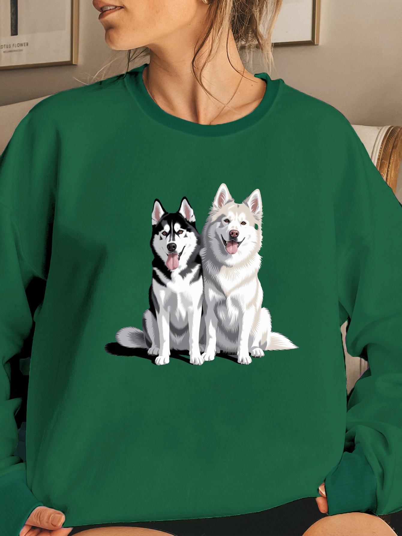 Реалистичные пушистые толстовки с хаски для женщин XXL зелёный
Реалистичные пушистые толстовки с хаски для женщин XXL зелёный