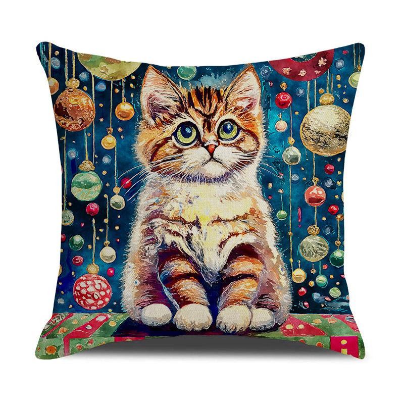 Новая мультяшная подушка-кошка, милый подарок, декоративная подушка, льняная дышащая наволочка с односторонней печатью, диванная подушка 45 * 45Cm (pillowcase only)
Новая мультяшная подушка-кошка, милый подарок, декоративная подушка, льняная дышащая наволочка с односторонней печатью, диванная подушка 45 * 45Cm (pillowcase only)