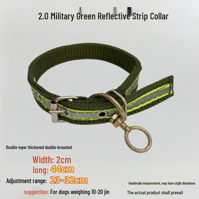 Reflective Dog Collar with Nighttime Safety Strip for All Sizes 1 Piece
Reflective Dog Collar with Nighttime Safety Strip for All Sizes 1 Piece