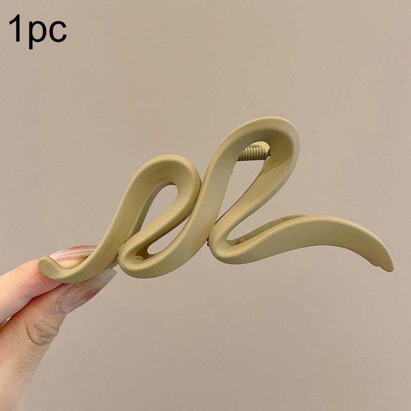 1pc Fashion Korean Solid Color Acrylic Wave Hair Claws Simple Hair Clip High Quality Daily Hair Accessories for Women
1pc Fashion Korean Solid Color Acrylic Wave Hair Claws Simple Hair Clip High Quality Daily Hair Accessories for Women