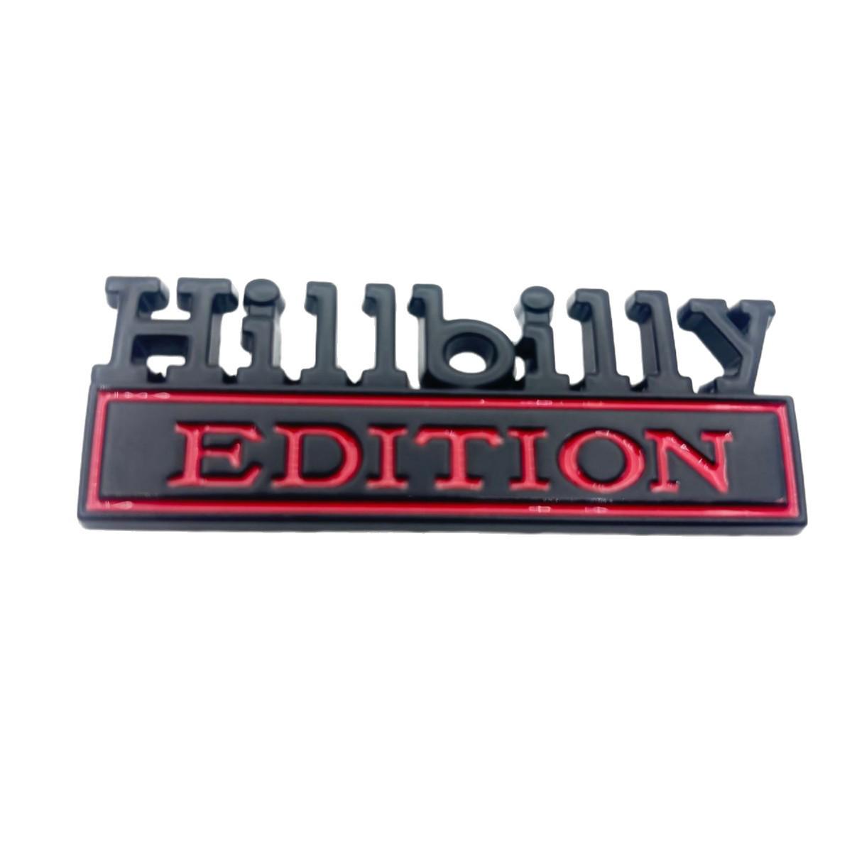 Hot-selling Hillbilly Metal Car Body and Rear Emblem Sticker
Hot-selling Hillbilly Metal Car Body and Rear Emblem Sticker