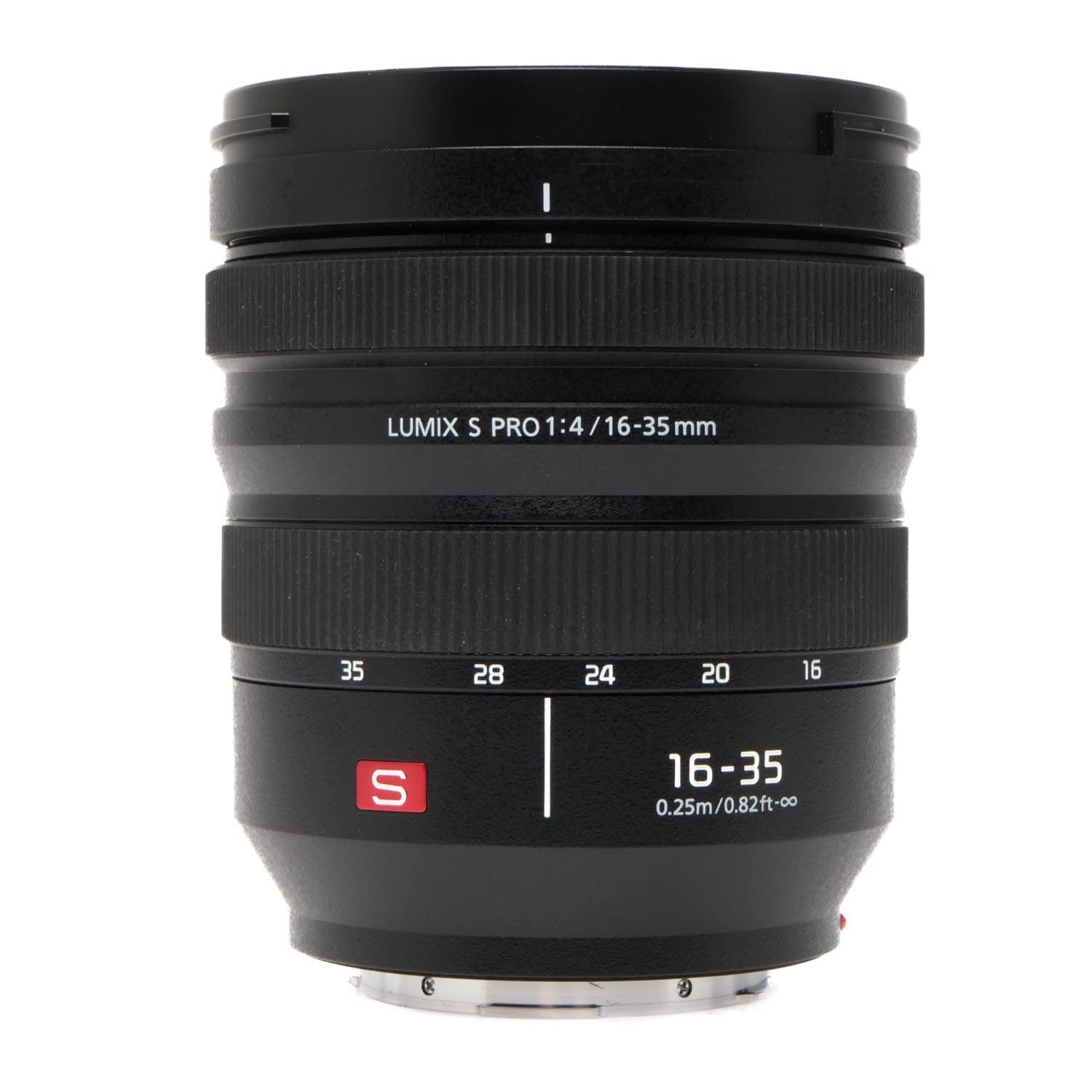 Panasonic Ultra Wide Angle Zoom Lens Full Size Mirrorless Single Lens L Mount System LUMIX S PRO F4 Black 16-35mm S-R1635 чорний
Panasonic Ultra Wide Angle Zoom Lens Full Size Mirrorless Single Lens L Mount System LUMIX S PRO F4 Black 16-35mm S-R1635 чорний
