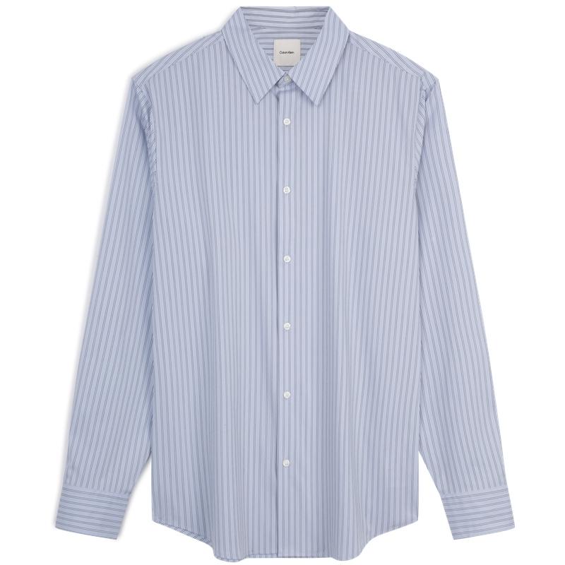 Calvin Klein Casual Commuter Stretch Slim Fit Long Sleeve Shirt Men shirts Blue Striped 4LB129G M
Calvin Klein Casual Commuter Stretch Slim Fit Long Sleeve Shirt Men shirts Blue Striped 4LB129G M