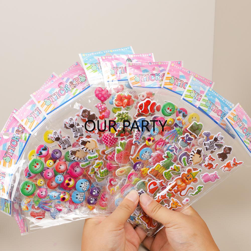 20 Sheets 3D Bubble Mix Stickers Princess Car Animals Waterpoof Sticker Toys for Kids Birthday Party Favors Kindergarten Rewards
20 Sheets 3D Bubble Mix Stickers Princess Car Animals Waterpoof Sticker Toys for Kids Birthday Party Favors Kindergarten Rewards