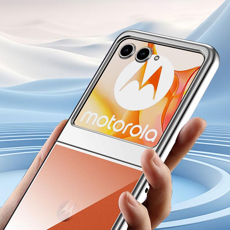For Motorola Razr 50 5G Case Electroplating Ultra Thin Transparent PC Phone Cover Silver
For Motorola Razr 50 5G Case Electroplating Ultra Thin Transparent PC Phone Cover Silver