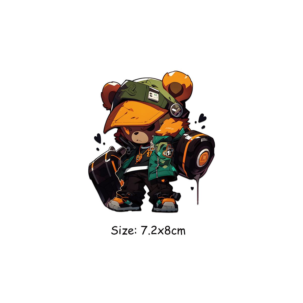 Уличная одежда с медведями, утюг для переноса цветов, Тедди, теплопередача, аксессуар для одежды, нашивка «сделай сам», футболка в стиле хип-хоп, наклейка
Уличная одежда с медведями, утюг для переноса цветов, Тедди, теплопередача, аксессуар для одежды, нашивка «сделай сам», футболка в стиле хип-хоп, наклейка