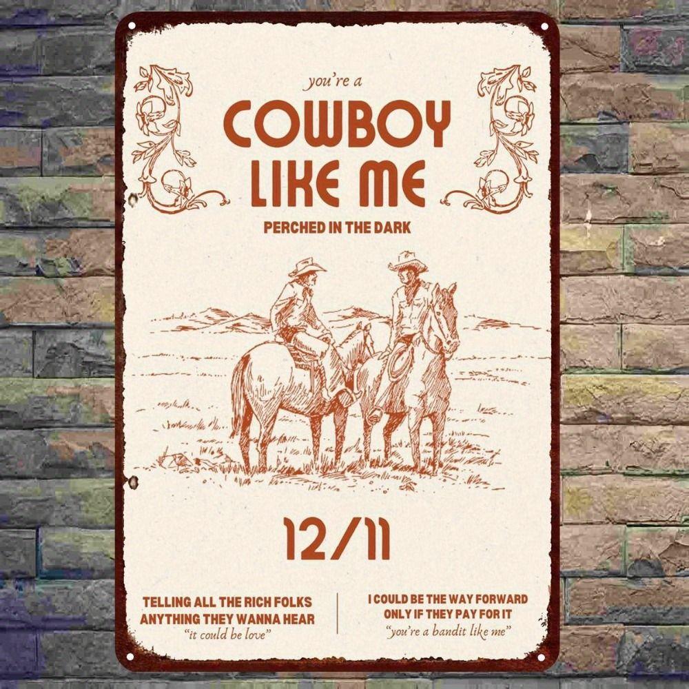 Vintage Cowboy Wild West Metal Tin Sign Retro Wall Decor Home Bar Man Cave 20x30cm
Vintage Cowboy Wild West Metal Tin Sign Retro Wall Decor Home Bar Man Cave 20x30cm